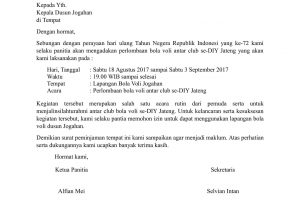 contoh surat peminjaman gedung