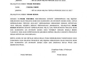 contoh surat serah terima jabatan